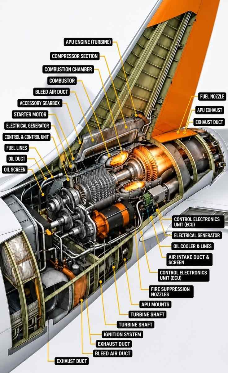 APU cuttaway diagram