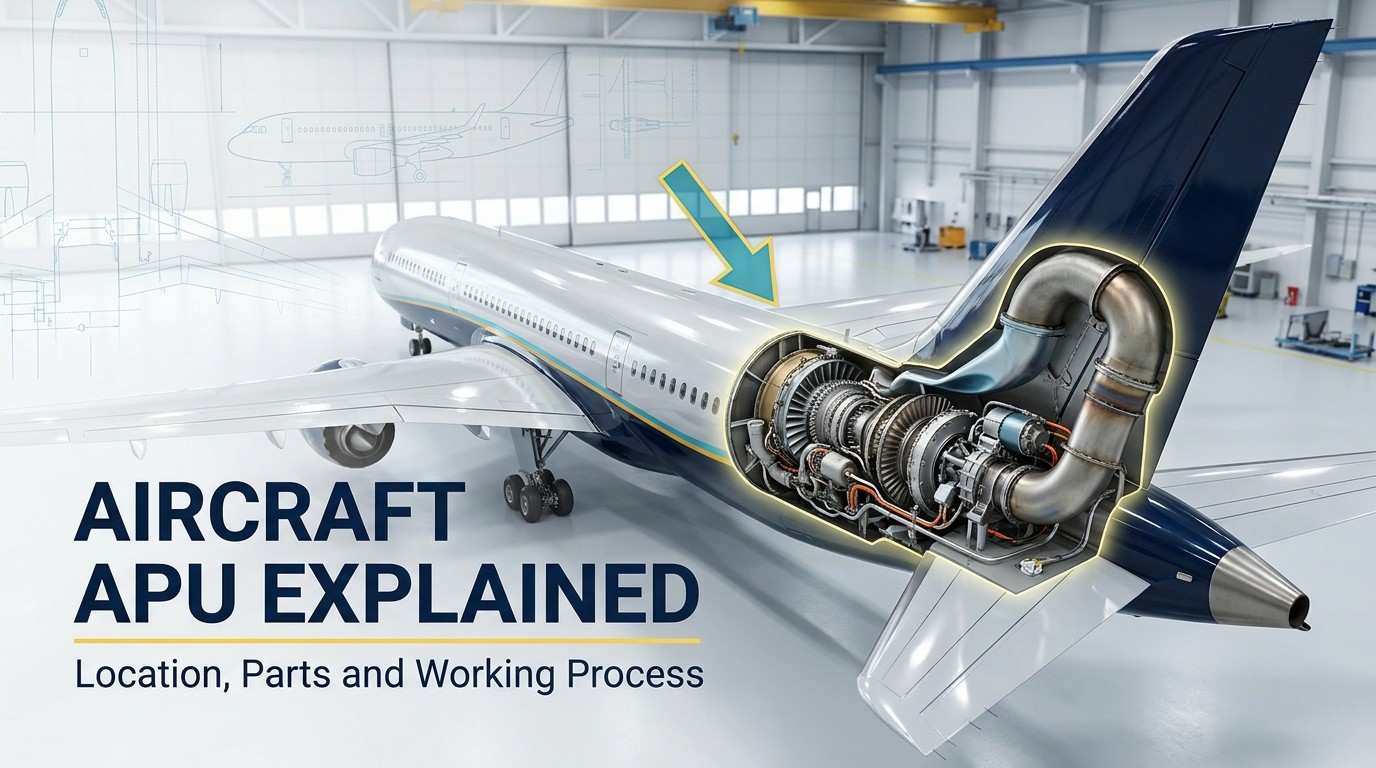 What is aircraft APU. construction and its parts