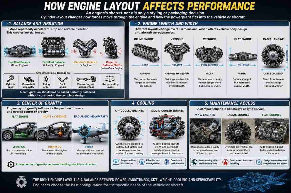 How Engine Layout Affects Performance