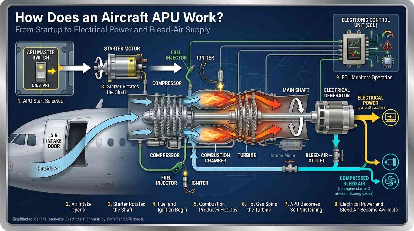 How Does an Aircraft APU Work?