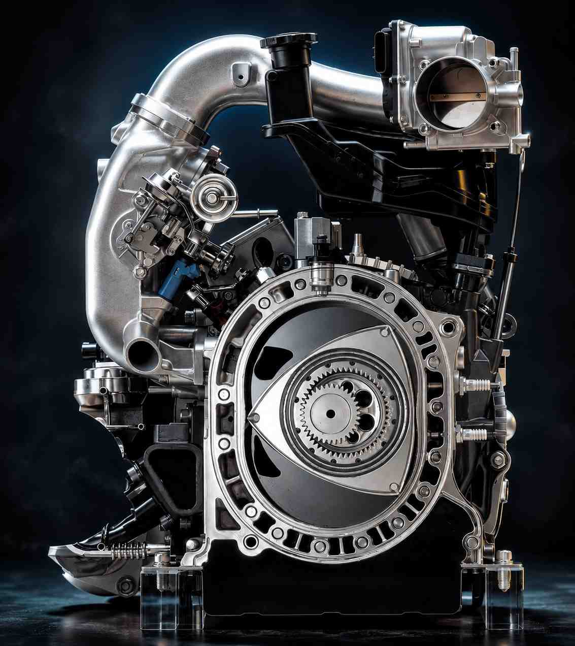 The Wankel engine, often called a rotary engine, is different from the other configurations in this guide because it does not use conventional reciprocating pistons.