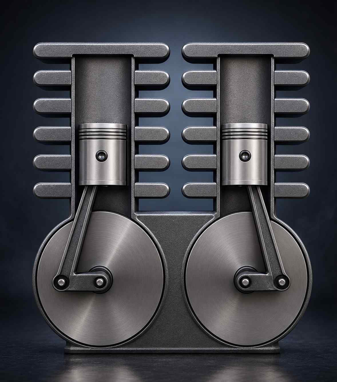 A U-engine combines two separate inline engines placed side by side.