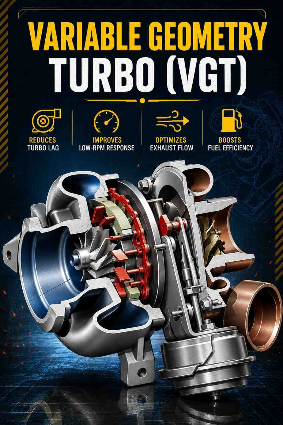 Variable Twin-Scroll Turbo