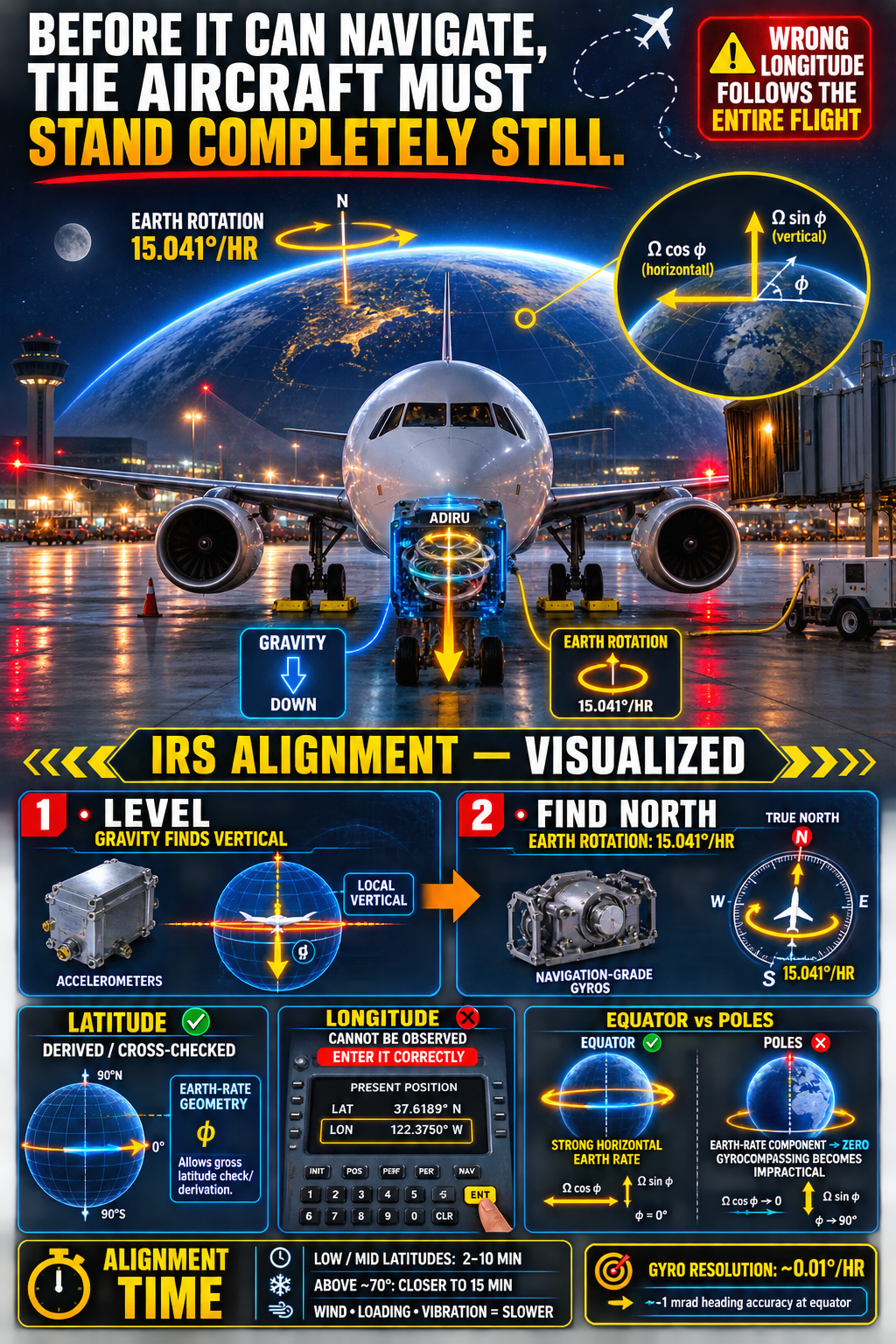 Alignment: Why the Aircraft Must Stand Still