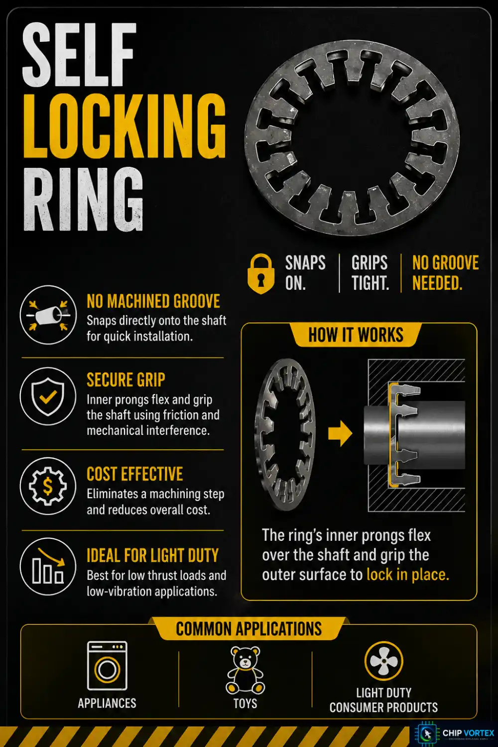 Self Locking Ring