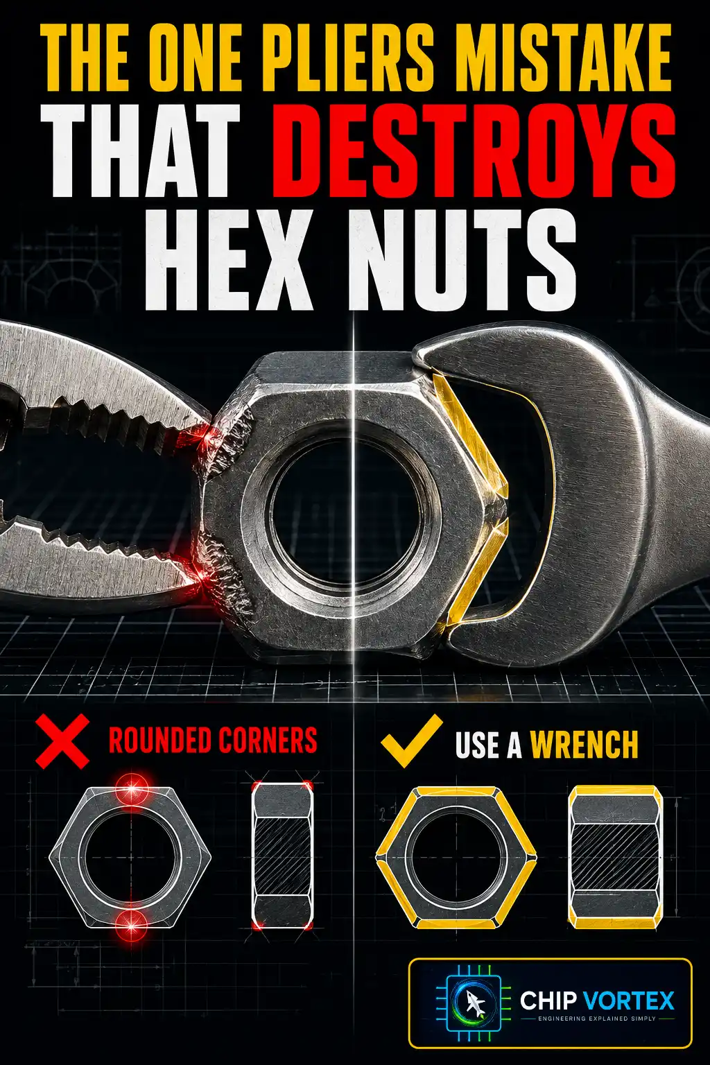 The One Rule: Never Pliers on a Nut