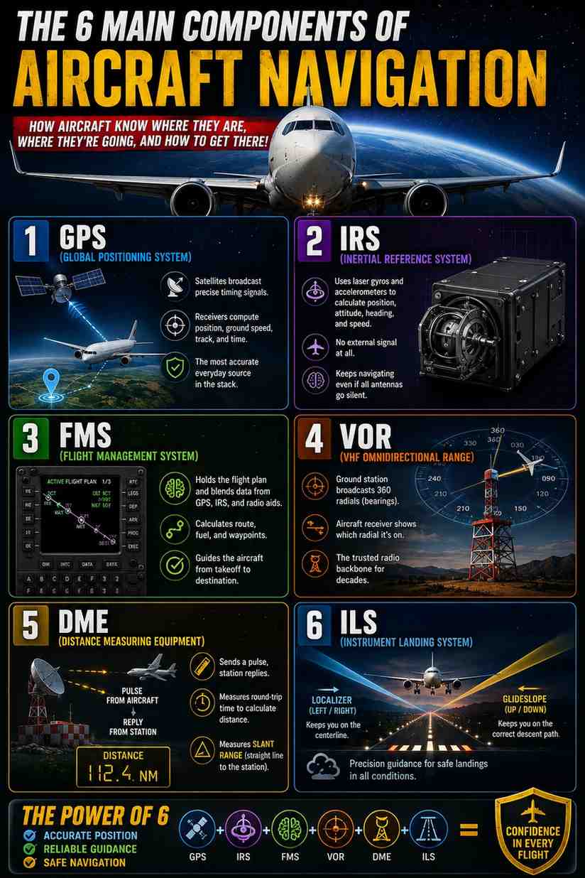 The 6 Main Components of Aircraft Navigation