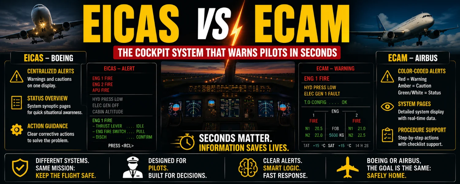 ECAM VS EICAS