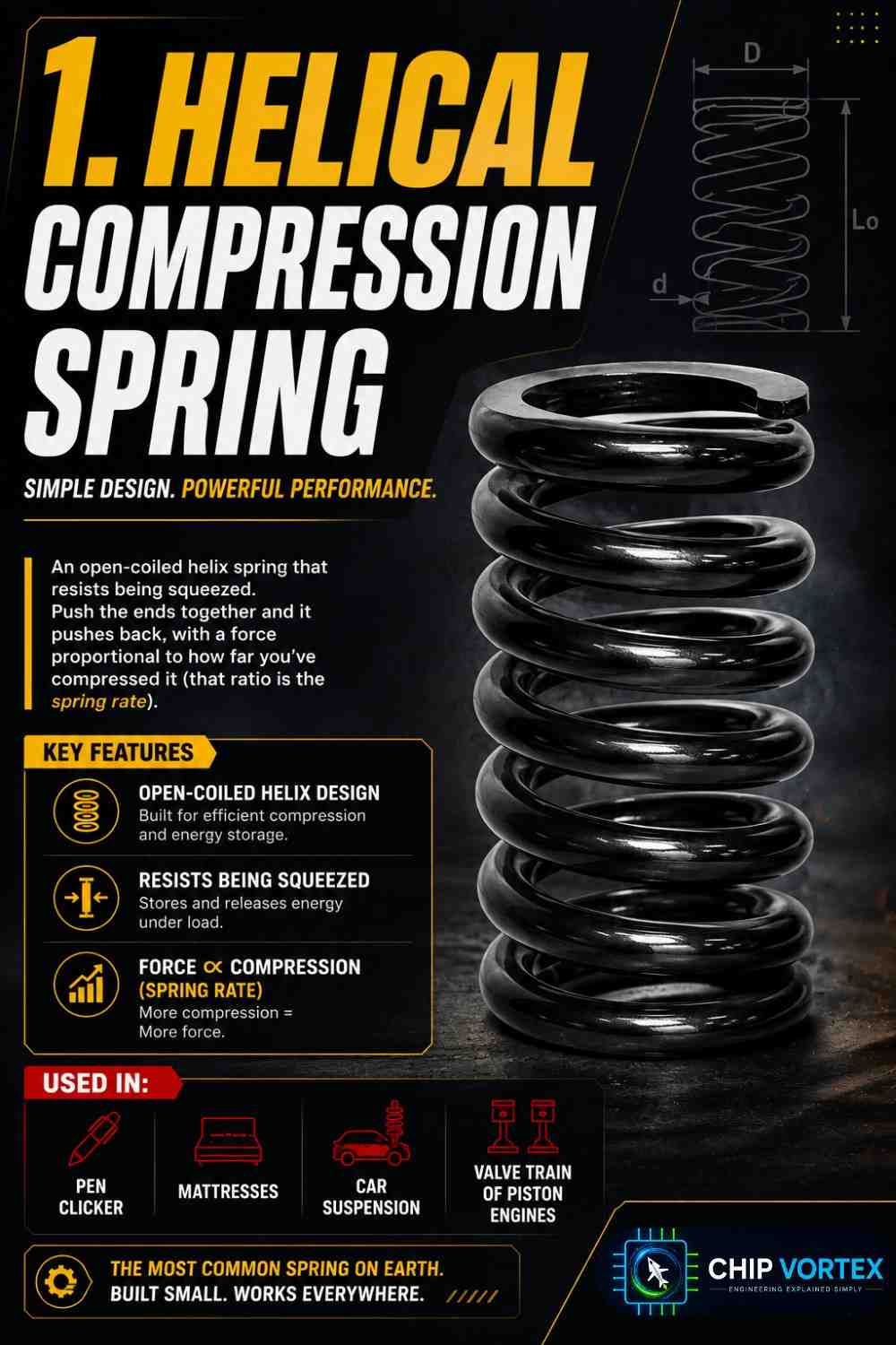 Helical Compression Spring