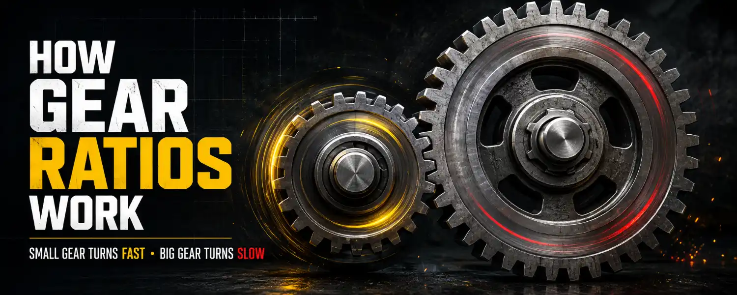 how gear ratio works