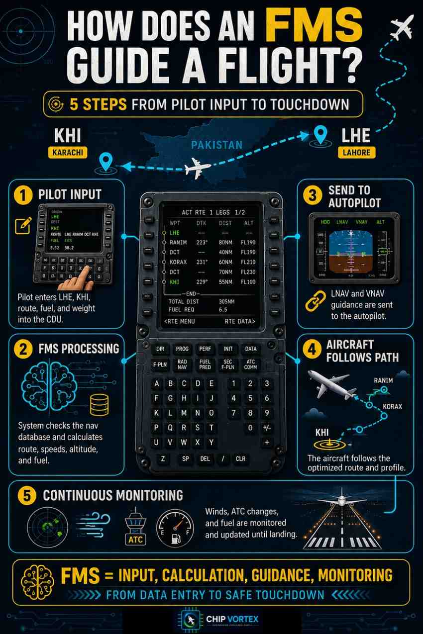 How an FMS Works: 5 Steps from Input to Touchdown