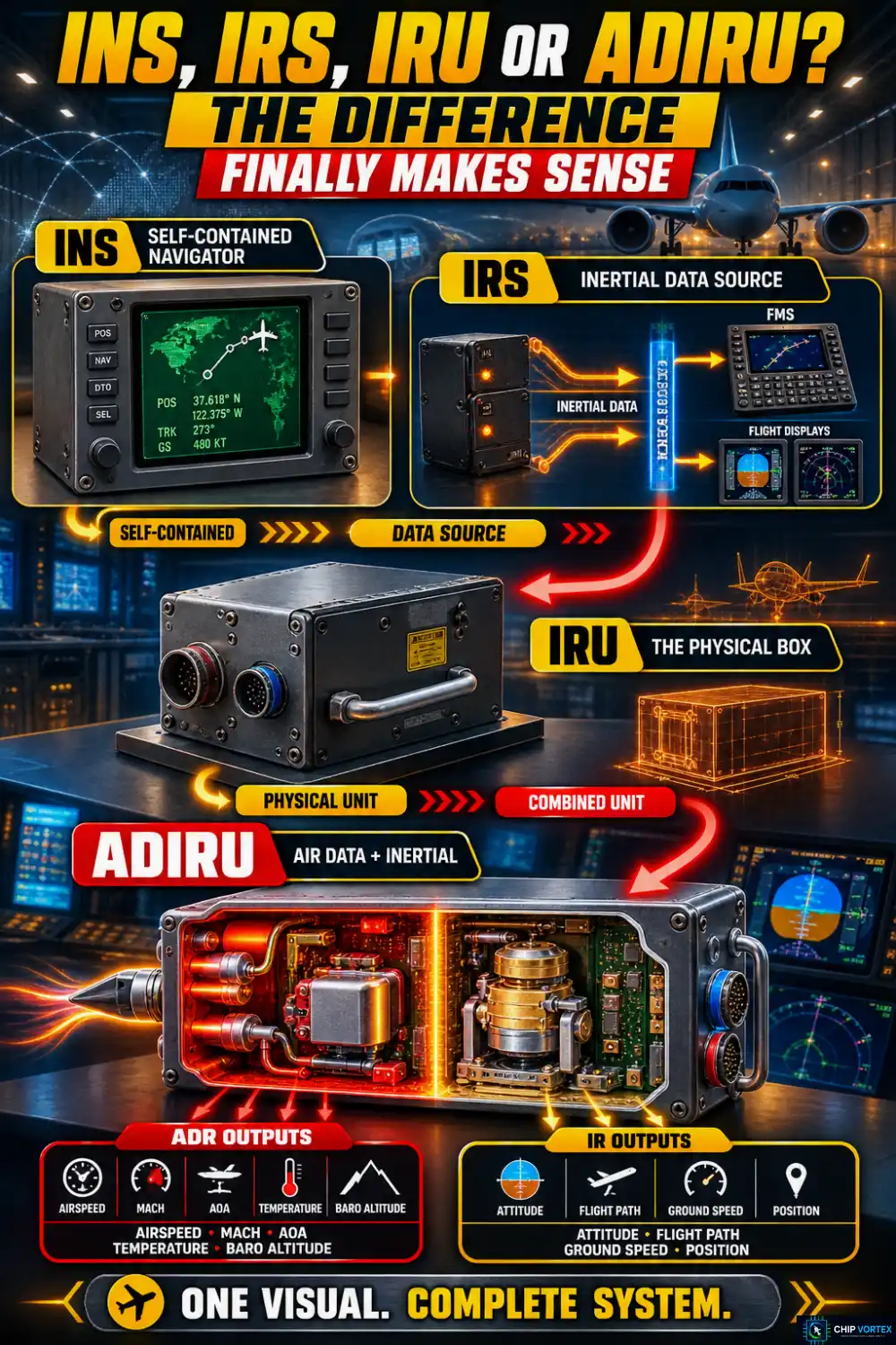 Inertial Navigation System, IRS or IRU?