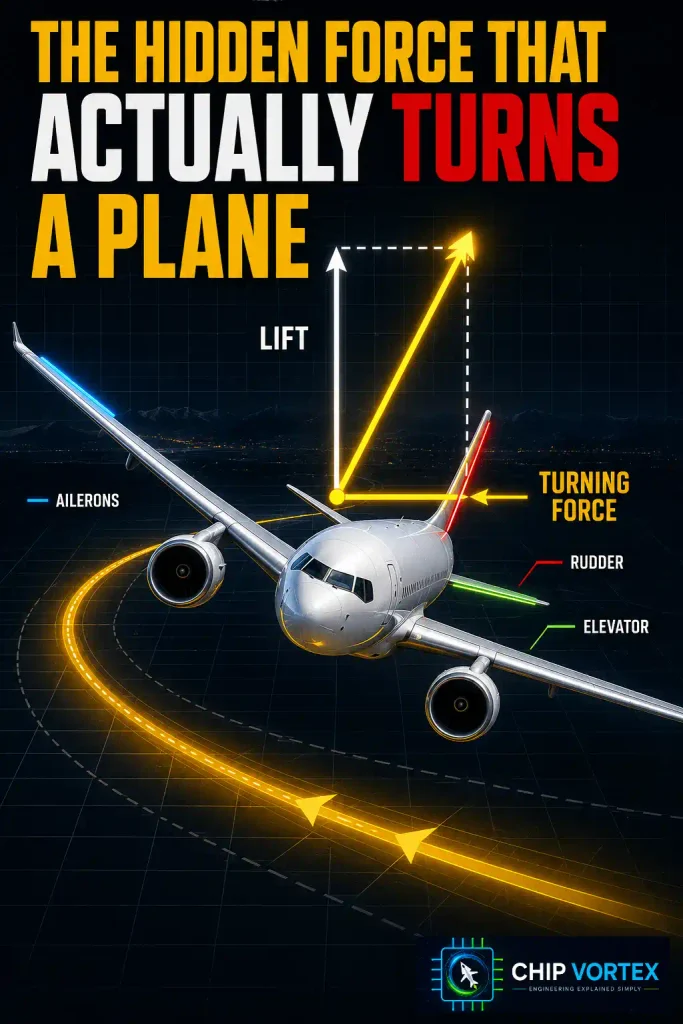 So How Does a Plane Actually Turn?