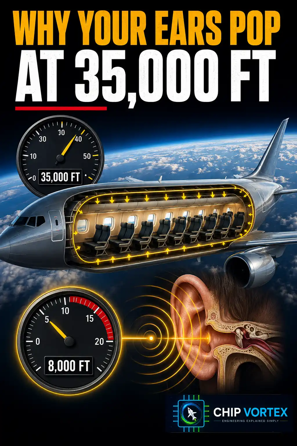 Cabin Pressure Indication: The Numbers Behind Your Ears