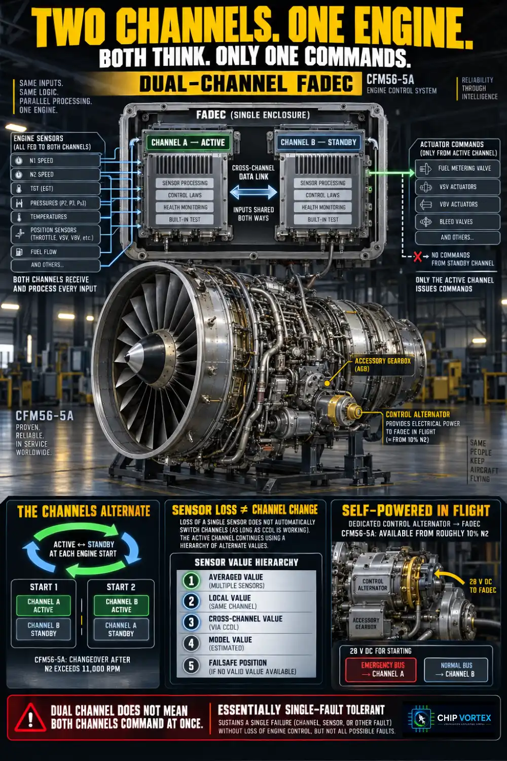 Two Channels, One Engine