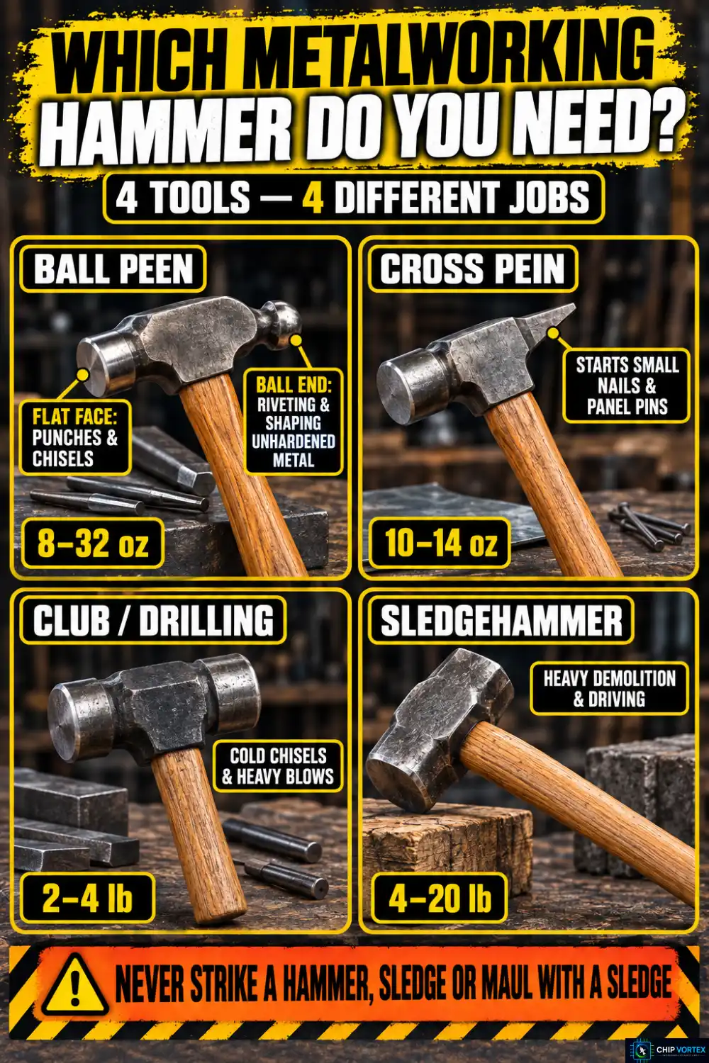 The Metalworking Hammers