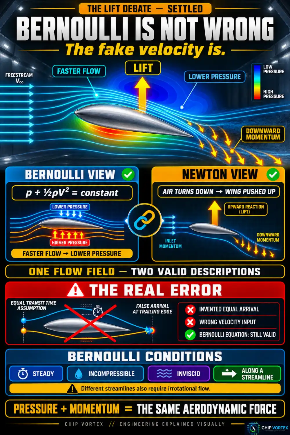 But Bernoulli Is Not Wrong