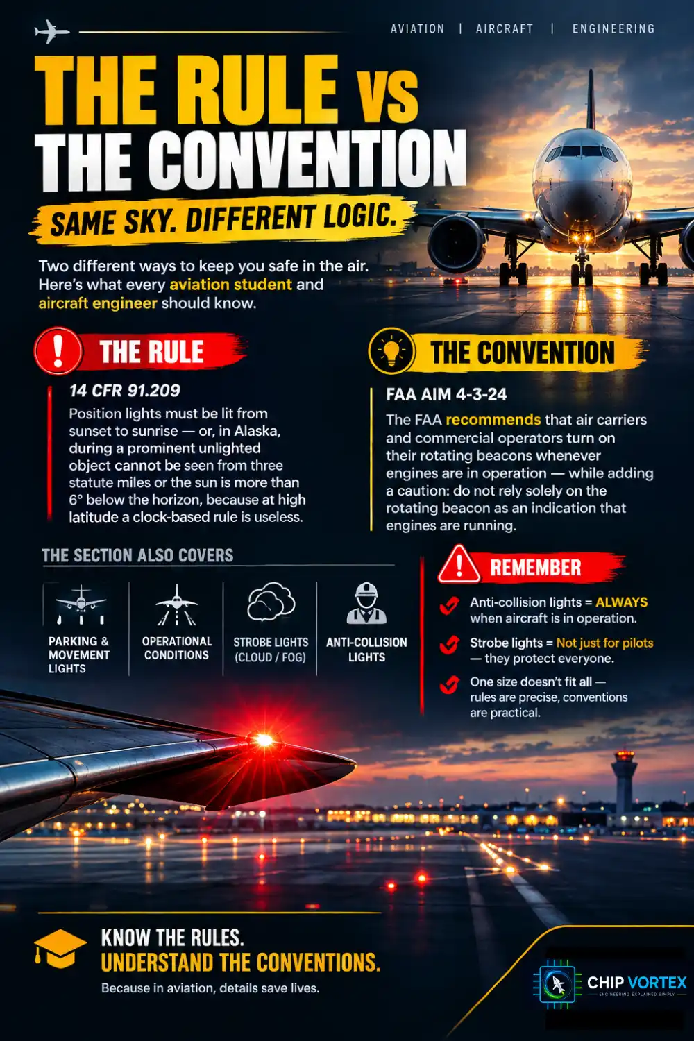 The Rule vs the Convention